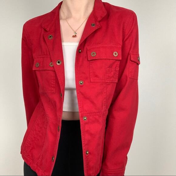 Ralph Lauren Red Utility Jacket - Picture 6 of 6